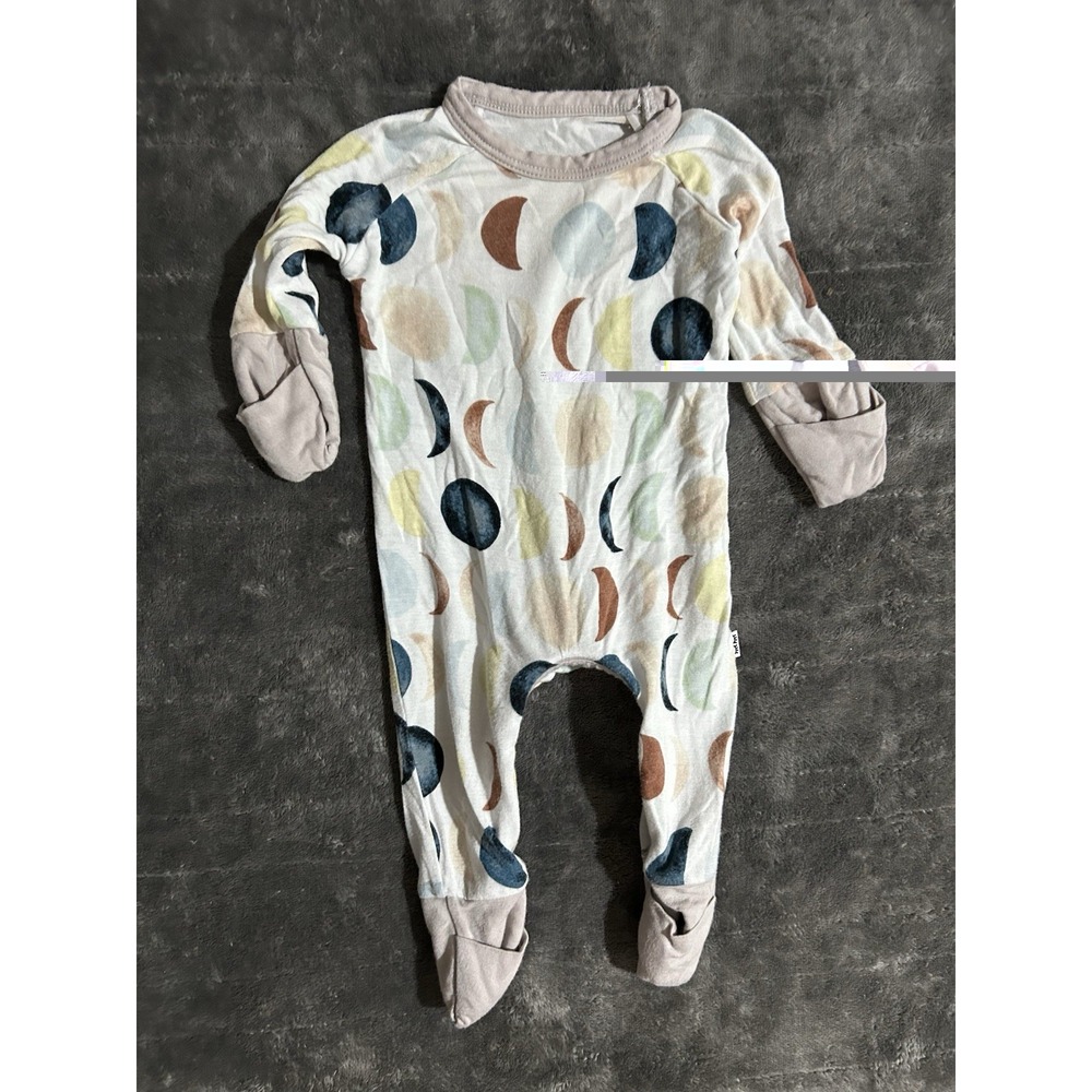 Little Sleepies Bamboo Moon Print Premie Sleeper